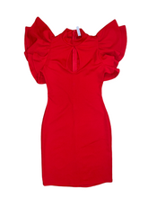 Load image into Gallery viewer, Ruffled Red Dress